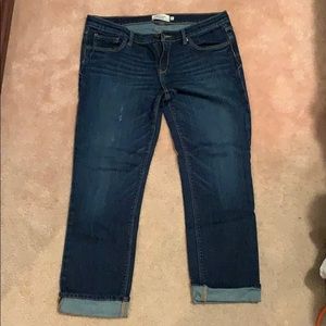 Abercrombie cropped jeans